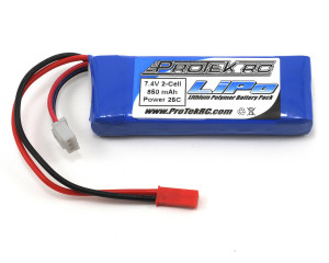 ProTek RC 2S "Supreme Power" LiPo 25C Battery (7.4V/850mAh) ProTek RC 2S "Supreme Power" LiPo 25C Battery (7.4V/850mAh)