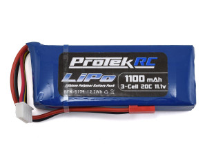 ProTek RC 3S "High Power" LiPo 20C Battery Pack (11.1V/1100mAh) (Blade SR) ProTek RC 3S "High Power" LiPo 20C Battery Pack (11.1V/1100mAh) (Blade SR)