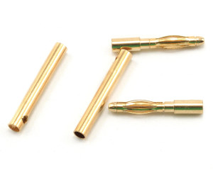 ProTek RC 2.0mm Gold Plated Inline Connectors (2 Male/2 Female) ProTek RC 2.0mm Gold Plated Inline Connectors (2 Male/2 Female)