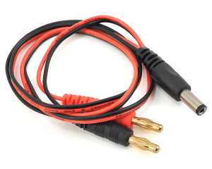 ProTek RC Transmitter Charge Lead (DC Plug to 4mm Banana Plugs) ProTek RC Transmitter Charge Lead (DC Plug to 4mm Banana Plugs)
