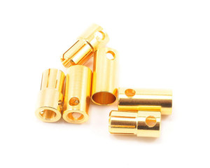 Tekin 6.5mm High-Efficiency Bullet Connector Set (3) Tekin 6.5mm High-Efficiency Bullet Connector Set (3)