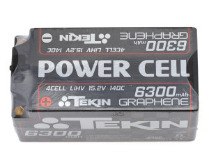 Tekin Power Cell 4S Shorty LiHV Battery 140C (15.2V/6300mAh) Tekin Power Cell 4S Shorty LiHV Battery 140C (15.2V/6300mAh)