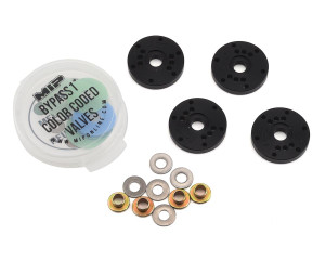 MIP Mugen 16mm 6 Hole Bypass1 Piston Set (4) MIP Mugen 16mm 6 Hole Bypass1 Piston Set (4)