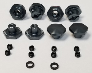 MIP Hex Adapter Kit for Traxxas Slash 4x4 (17mm) MIP Hex Adapter Kit for Traxxas Slash 4x4 (17mm)