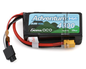 Gens Ace G-Tech Smart 3S LiHV Battery 60C (11.4V/4300mAh) GEA433S60X6GT Gens Ace G-Tech Smart 3S LiHV Battery 60C (11.4V/4300mAh) GEA433S60X6GT