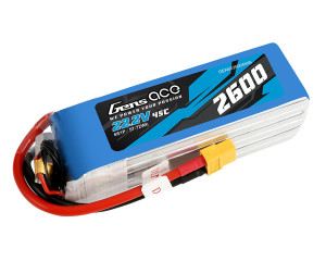 Gens Ace 6S 45C LiPo Battery Pack (22.2V/2600mAh) Gens Ace 6S 45C LiPo Battery Pack (22.2V/2600mAh)