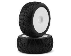 Raw Speed RC SuperMini 1/8 Truggy Pre-Mounted Tires (White) (2) (Soft - Long Wear) Raw Speed RC SuperMini 1/8 Truggy Pre-Mounted Tires (White) (2) (Soft - Long Wear)