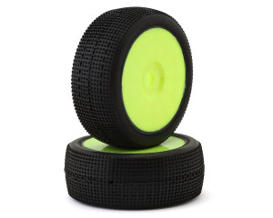 Raw Speed RC Aurora 1/8 Buggy Pre-Mounted Tires (Yellow) (2) (Soft - Long Wear) Raw Speed RC Aurora 1/8 Buggy Pre-Mounted Tires (Yellow) (2) (Soft - Long Wear)
