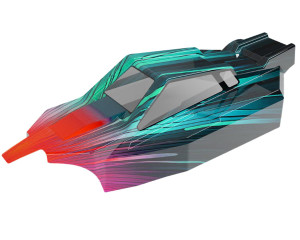 Raw Speed RC AE B6.4/B6.4D Darkstar 1/10 2WD Buggy Body (Clear) RWS781111