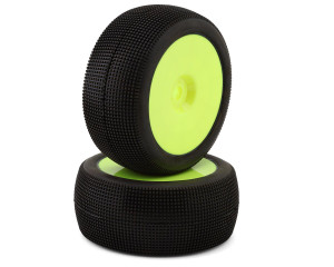 Raw Speed RC Mach One 1/8 Truggy Pre-Mounted Tires (Yellow) (2) (Soft) Raw Speed RC Mach One 1/8 Truggy Pre-Mounted Tires (Yellow) (2) (Soft)