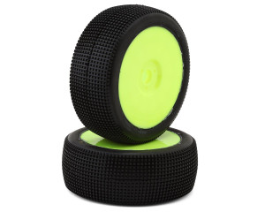 Raw Speed RC Mach One 1/8 Buggy Pre-Mounted Tires (Yellow) (2) (Super Soft) Raw Speed RC Mach One 1/8 Buggy Pre-Mounted Tires (Yellow) (2) (Super Soft)
