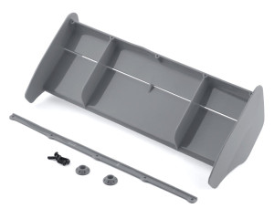 J&T Bearing Co. 1/8 Rear Downforce Wing (Grey) J&T Bearing Co. 1/8 Rear Downforce Wing (Grey)