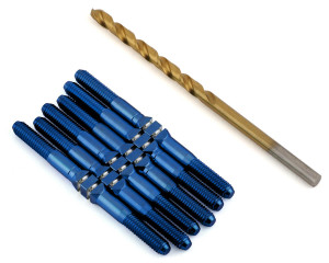 J&T Bearing Co. Associated B6.4 Titanium "Milled" XD Turnbuckle Kit (Blue) J&T Bearing Co. Associated B6.4 Titanium "Milled" XD Turnbuckle Kit (Blue)