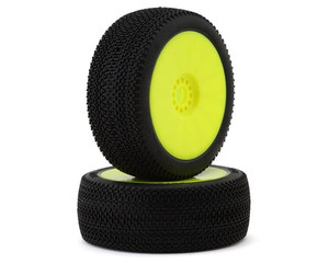 Pro-Motion Phantom 1/8 Buggy Pre-Mount Tires (Yellow) (2) (Clay) Pro-Motion Phantom 1/8 Buggy Pre-Mount Tires (Yellow) (2) (Clay)