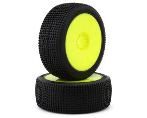 Pro-Motion Spitfire 1/8 Buggy Pre-Mount Tires (Yellow) (2) (Soft) Pro-Motion Spitfire 1/8 Buggy Pre-Mount Tires (Yellow) (2) (Soft)