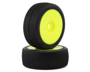 Pro-Motion Raptor 1/8 Buggy Pre-Mount Tires (Yellow) (2) (Soft) Pro-Motion Raptor 1/8 Buggy Pre-Mount Tires (Yellow) (2) (Soft)