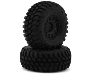 Kyosho Mini-Z MX-01 Interco Super Swamper Pre-Mounted Tires (Black) (2)