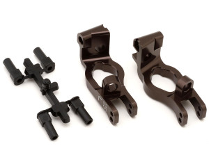 Kyosho MP9 Aluminum Front Hub Carrier Set (Gunmetal) (17.5°) Kyosho MP9 Aluminum Front Hub Carrier Set (Gunmetal) (17.5°)