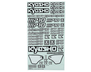 Kyosho MP10 Decal Sheet