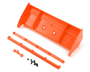 Kyosho MP9 TKI4 1/8 Plastic Wing w/Wickerbills (Orange)
