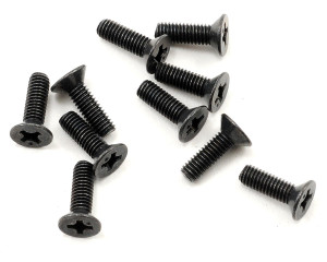 Kyosho 3x10mm Flat Head Phillips Screw (10)