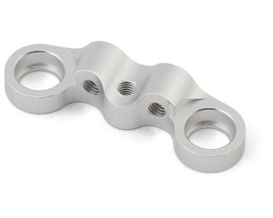 Tamiya BB-01 Aluminum Steering Rack (Silver) Tamiya BB-01 Aluminum Steering Rack (Silver)