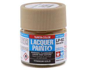 Tamiya LP-62 Titanium Gold Lacquer Paint (10ml)