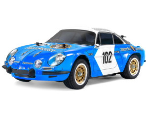 Tamiya 1973 Alpine A110 Jägermeister Body w/Parts Set (Clear)