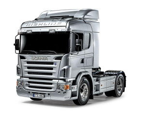 Tamiya 1/14 Scania R470 Highline Silver Edition Semi Truck Kit Tamiya 1/14 Scania R470 Highline Silver Edition Semi Truck Kit