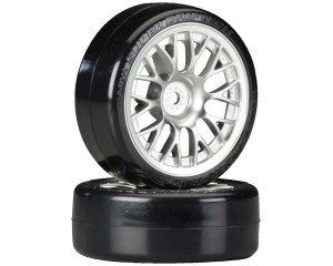 Tamiya 1/10 SD Drift Tech Tires w/ Mesh Wheels (24mm) Tamiya 1/10 SD Drift Tech Tires w/ Mesh Wheels (24mm)