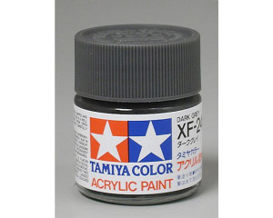 Tamiya XF-24 Flat Dark Grey Acrylic Paint (23ml)