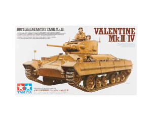 Tamiya 1/35 Brit Infantry Tank Mk.III Valentine Mk.II IV