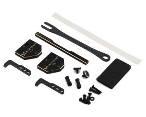 Yokomo BD10 LCG Shorty LiPo Graphite Battery Holder Set