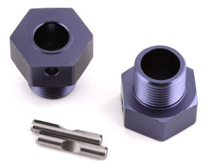 Tekno RC ET/NT48 2.0 Aluminum 17mm Hex Wheel Hub Set (Gun Metal) (2)