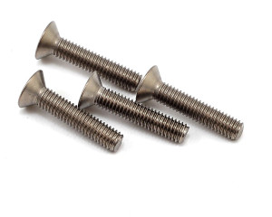 Yokomo 3x15mm Titanium Flat Head Screw (4) Yokomo 3x15mm Titanium Flat Head Screw (4)