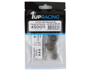 1UP Racing AE B6.4/B6.4D Cv2 Pro Bearing Set (Ceramic/Chrome) 1UP Racing AE B6.4/B6.4D Cv2 Pro Bearing Set (Ceramic/Chrome)
