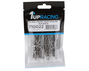 1UP Racing TLR 22X-4 1/10 4WD Buggy Pro Duty Titanium Upper Screw Set 1UP Racing TLR 22X-4 1/10 4WD Buggy Pro Duty Titanium Upper Screw Set