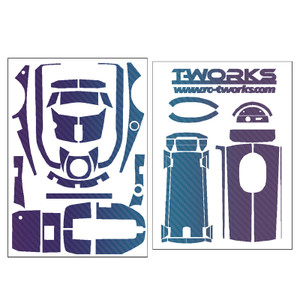 TS-048 3D Graphite Sticker (For Futaba 4PM )6Colors TS-048 3D Graphite Sticker (For Futaba 4PM )6Colors