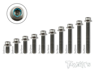 M3 64 Titanium Hex. Socket Head Screw M3 64 Titanium Hex. Socket Head Screw