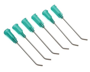 Raceform Metal Angled Tire Gluing Nozzle (Green - for Medium Thick CA) (6)