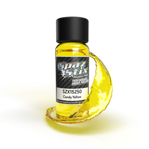 Spaz Stix - Candy Yellow Airbrush Ready Paint, 2oz Bottle Spaz Stix - Candy Yellow Airbrush Ready Paint, 2oz Bottle