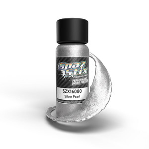 Spaz Stix - Silver Pearl Airbrush Ready Paint, 2oz Bottle Spaz Stix - Silver Pearl Airbrush Ready Paint, 2oz Bottle