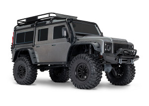 TRX-4Æ Scale and TrailÆ Crawler with Land RoverÆ DefenderÆ Body:  4WD Electric Trail Truck with TQiô Traxxas Linkô Enabled 2.4GHz Radio System 82256-4-SLVR TRX-4Æ Scale and TrailÆ Crawler with Land RoverÆ DefenderÆ Body:  4WD Electric Trail Truck with TQiô Traxxas Linkô Enabled 2.4GHz Radio System 82256-4-SLVR