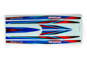 Decal set, hull (blue) (waterproof) (for DisruptorÆ) Decal set, hull (blue) (waterproof) (for DisruptorÆ)