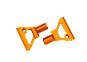 Suspension arms, lower, front, 6061-T6 aluminum (orange-anodized) (left & right)/ 2.5x5mm BCS (with threadlock) (2)
