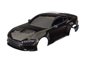 Body, Ford Mustang, complete (black) (painted, decals applied) (includes side mirrors, spoiler, grilles, vents, & clipless mounting) Body, Ford Mustang, complete (black) (painted, decals applied) (includes side mirrors, spoiler, grilles, vents, & clipless mounting)