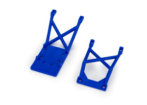 Skid plates, front & rear (blue) 3623-BLUE