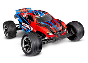 RustlerÆ: 1/10 Scale Stadium Truck with TQô 2.4 GHz radio system 37254-8-RED