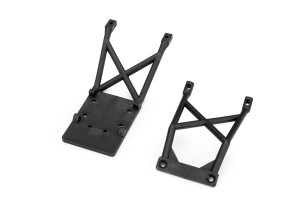 Skid plates, front & rear (black) 3623-BLK