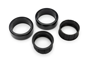 Tires, 1.9" Drift (1 dot, hard, rough surfaces)) (front) (2)/ rubber inserts (2)